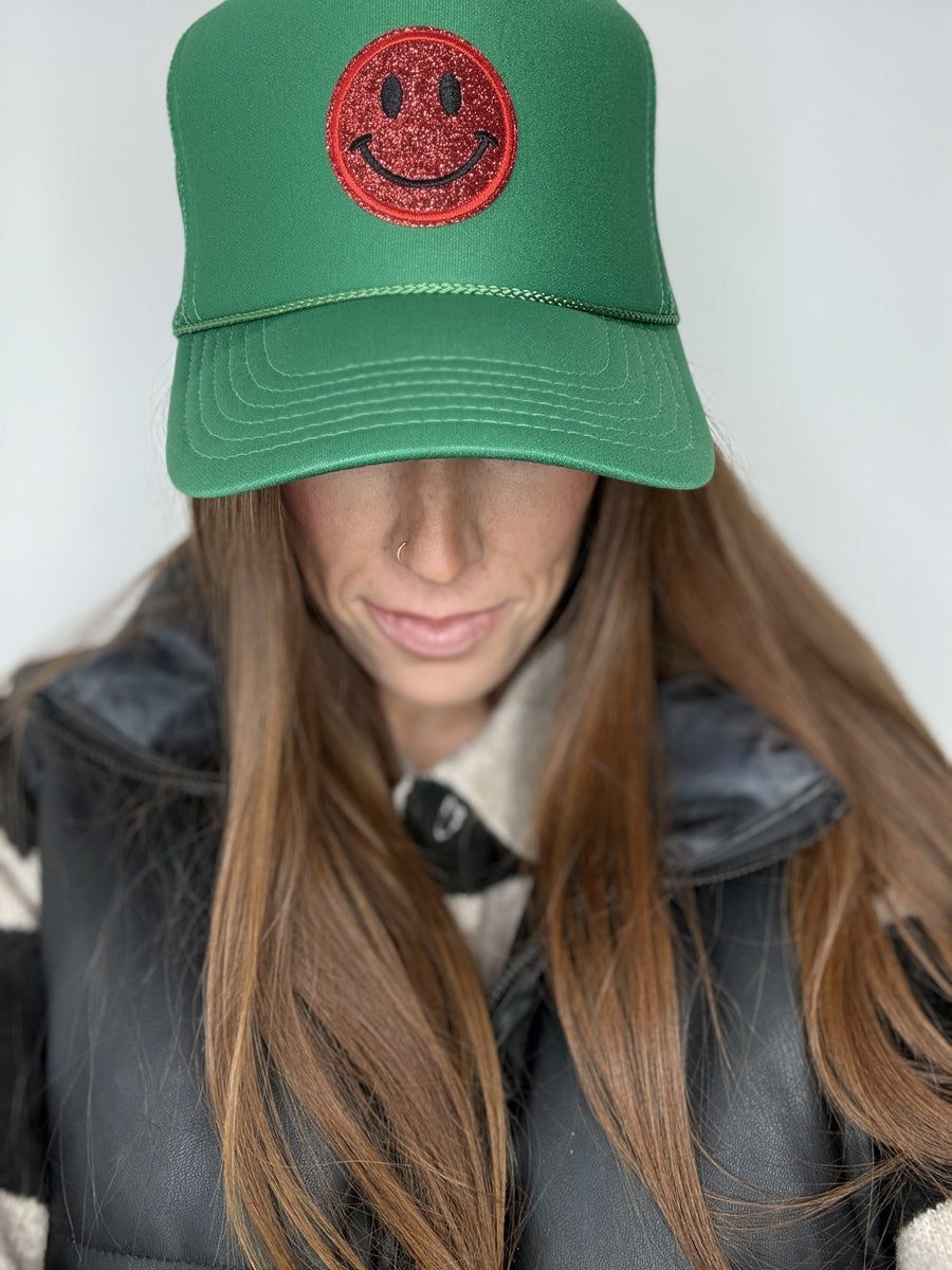 EC Smile Trucker Hat- Green main image 1