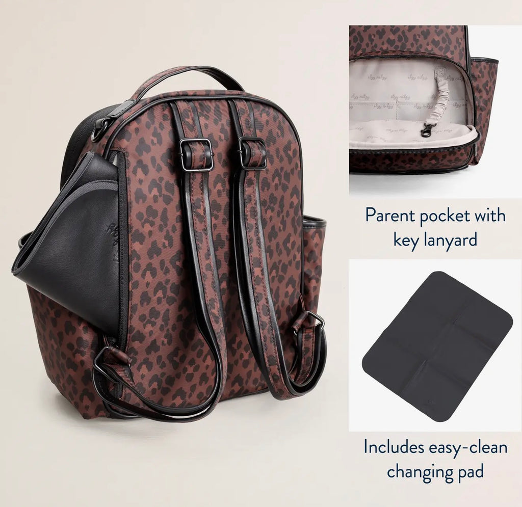 Itzy Ritzy Leopard Mini Plus Backpack