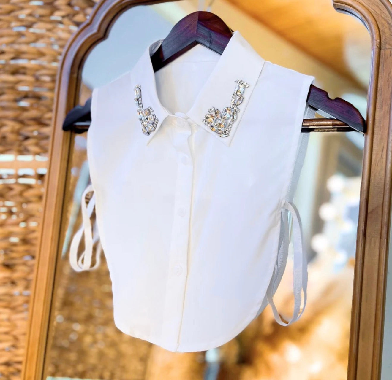 faux dress shirt collar Detachable Faux Collar